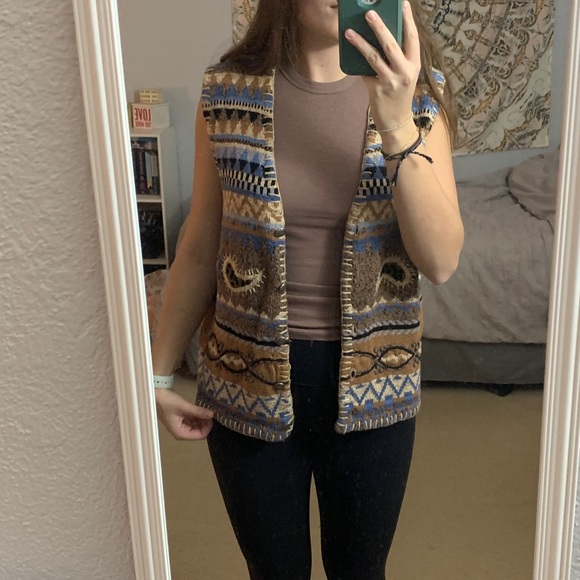 Vintage Vest sz L - Picture 1 of 6